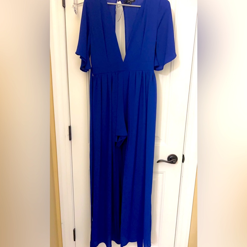 Brand new short with maxi skirt jumpsuit